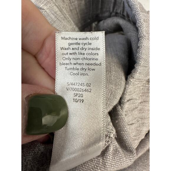 Athleta Cabo Linen 4" Short in Chambray Gray Size 12 - Picture 10 of 10